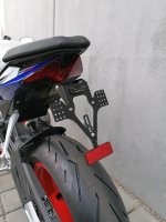 Aprilia Tuono 660 Bj 2020 - 2022 Kennzeichenträger Kennzeichenhalter EVO-Set