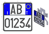 BN 125 2019-2024 Kennzeichenträger REVO