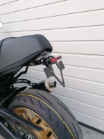 XSR 900 2022 - 2025 Kennzeichenhalter