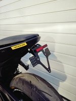 Suzuki GSX-8S ab 2023 Kennzeichenträger EVO für Rücklichtblinker