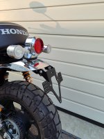 Monkey Z 125 MA  2018 - 2025 Kennzeichenträger