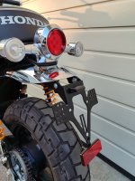 Monkey Z 125 MA 2018 - 2025 Kennzeichenträger EVO Set