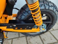 Kettenschutz Honda Monkey DAX 125 ab 2018 GroFaTec Chainguard Aluminium