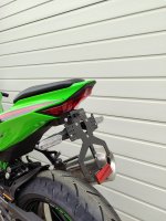 Kawasaki ZX-4 R / RR ab 2023-2024 Kennzeichenträger