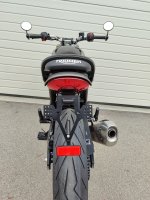 Triumph Speed 400 / Scrambler 400 X ab 2024 Kennzeichenträger EVO Set