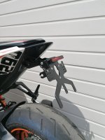 KTM 1290 Superduke R Bj 2014-2019 Kennzeichenträger