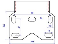 Kennzeichenhalter Universal T3 V1