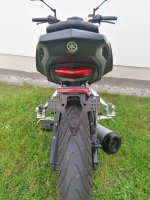 Yamaha MT 125 Bj 2014-2019 Kennzeichenträger EVO Set