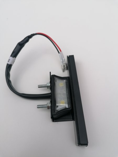 SET - Mini LED Kennzeichenbeleuchtung Reflektorhalter oben