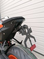 KTM 1290 Superduke R Bj 2020-2024 REVO Kennzeichenhalter