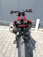 GasGas SM 700 ab 2022 Kennzeichenträger Supermoto REVO Short