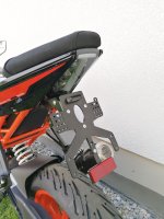 RC 125 / 390 R Bj 2022 REVO Kennzeichenhalter