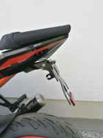 RC 125 / 390 R Bj 2022 REVO Kennzeichenhalter